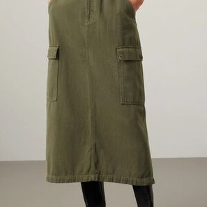 Reformation Olive Midi Skirt